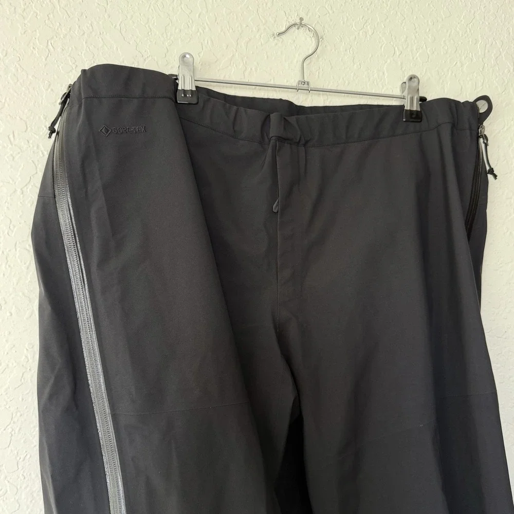 ARC'TERYX Beta Pants Men's XL Black GoreTex Nylon Lightweight‎ Shell Hiking EUC